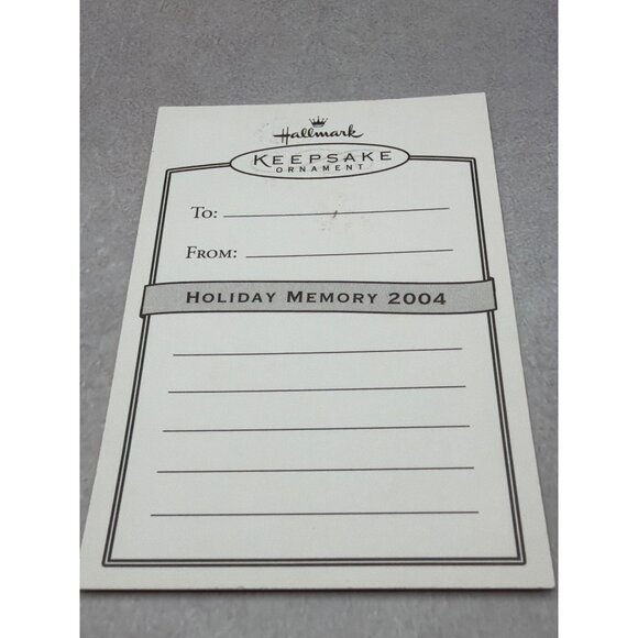 Hallmark Keepsake Ornament Babys First Christmas 2004 Beaded Photo Frame - Picture 8 of 8